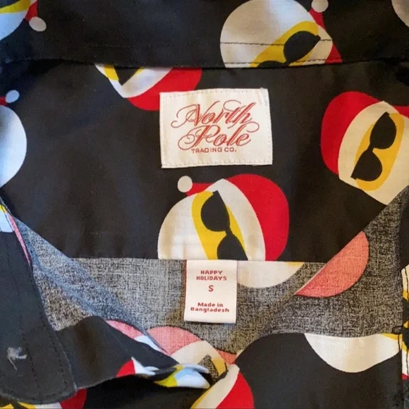 North Pole Trading Co. Happy Santa Button-up Shirt - Picture 6 of 7